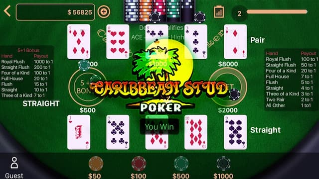 Chiến Thuật Trong Caribbean Stud Poker